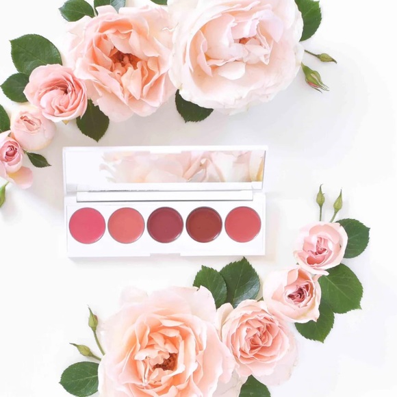Seraphine Botanicals Rhubarb + Rose - Creamy Lip & Cheek Palette. - Picture 1 of 11
